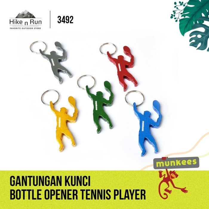 Gantungan Kunci Munkees Bottle Opener Tennis Player 3492