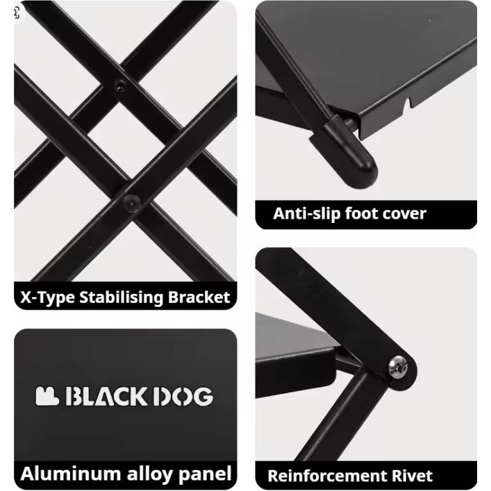 Blackdog Outdoor Multifunctional Storage Rak CBD2450PJ020 Rak Lipat Multifungsi