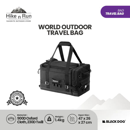 Blackdog Tas travel CBD2550XB011 World Outdoor Travel Bag