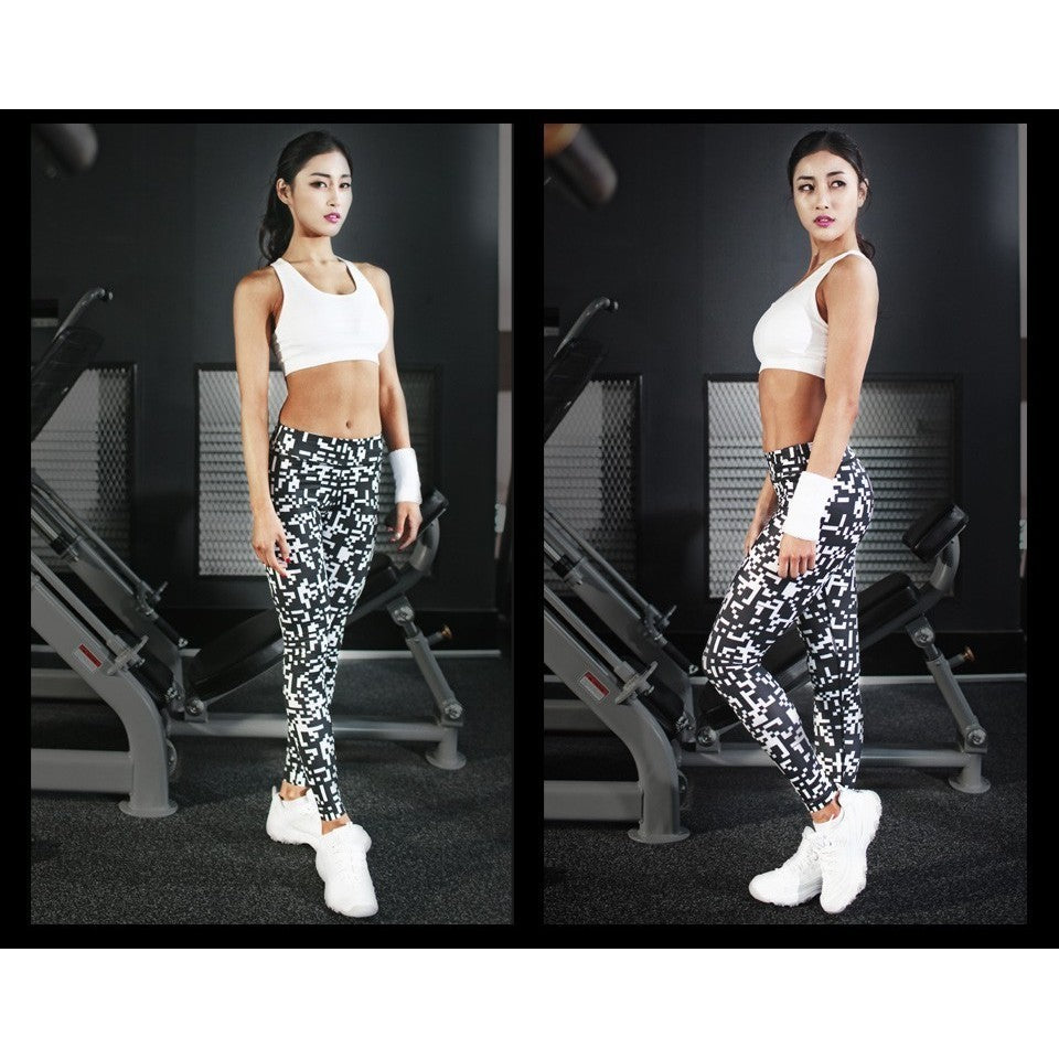 Sport Legging Compression Woman Yoga Running Training Pant 007D