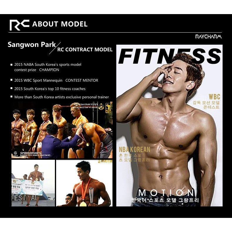 Sport Legging Compression Men Running Training C600 (Black)