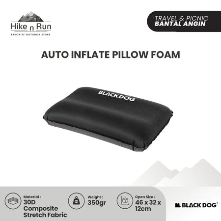 BLACKDOG BANTAL ANGIN TIUP TRAVEL INFLATABLE BD-CQZ001