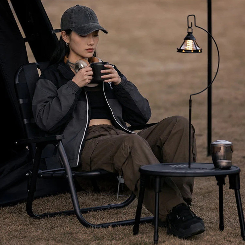 Kursi Lipat Portable Multifungsi Blackdog CBD2550JJ068 Ultralight Camping Chair Webbing Folding Chair Multifunction