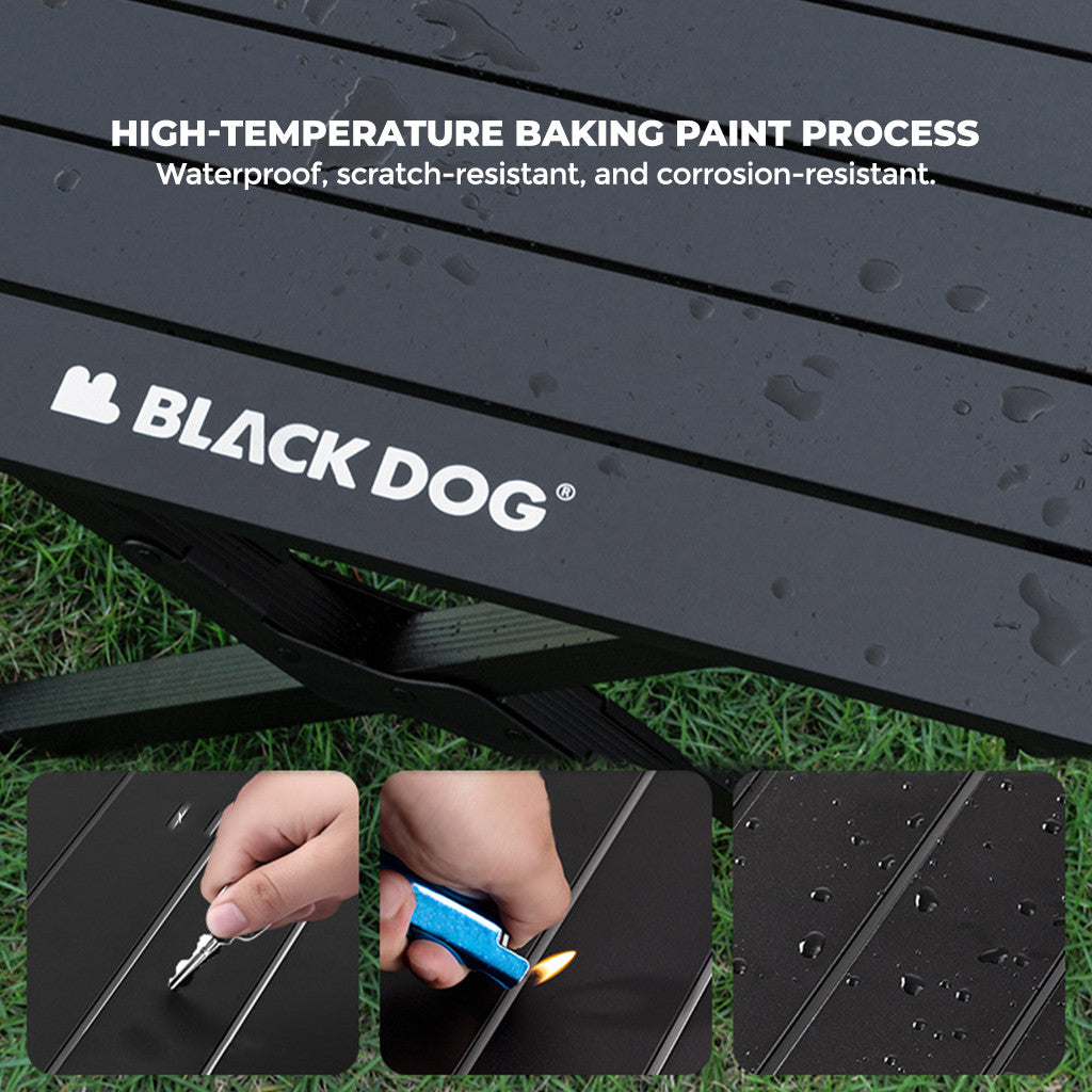 BLACKDOG Meja Lipat Camping CBD2550JJ052 Allumunium Roll Folding Table