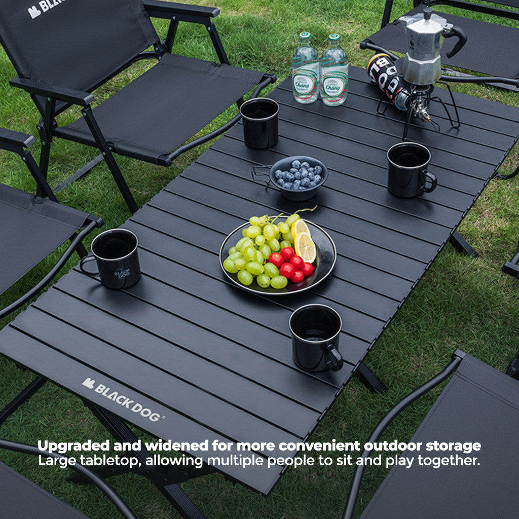 BLACKDOG Meja Lipat Camping CBD2550JJ052 Allumunium Roll Folding Table