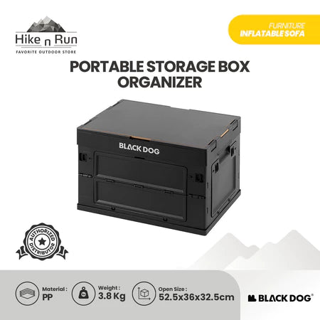 Blackdog Kotak Penyimpanan Lipat Multifungsi CBD2550XB013 Portable Storage Box Organizer 50L