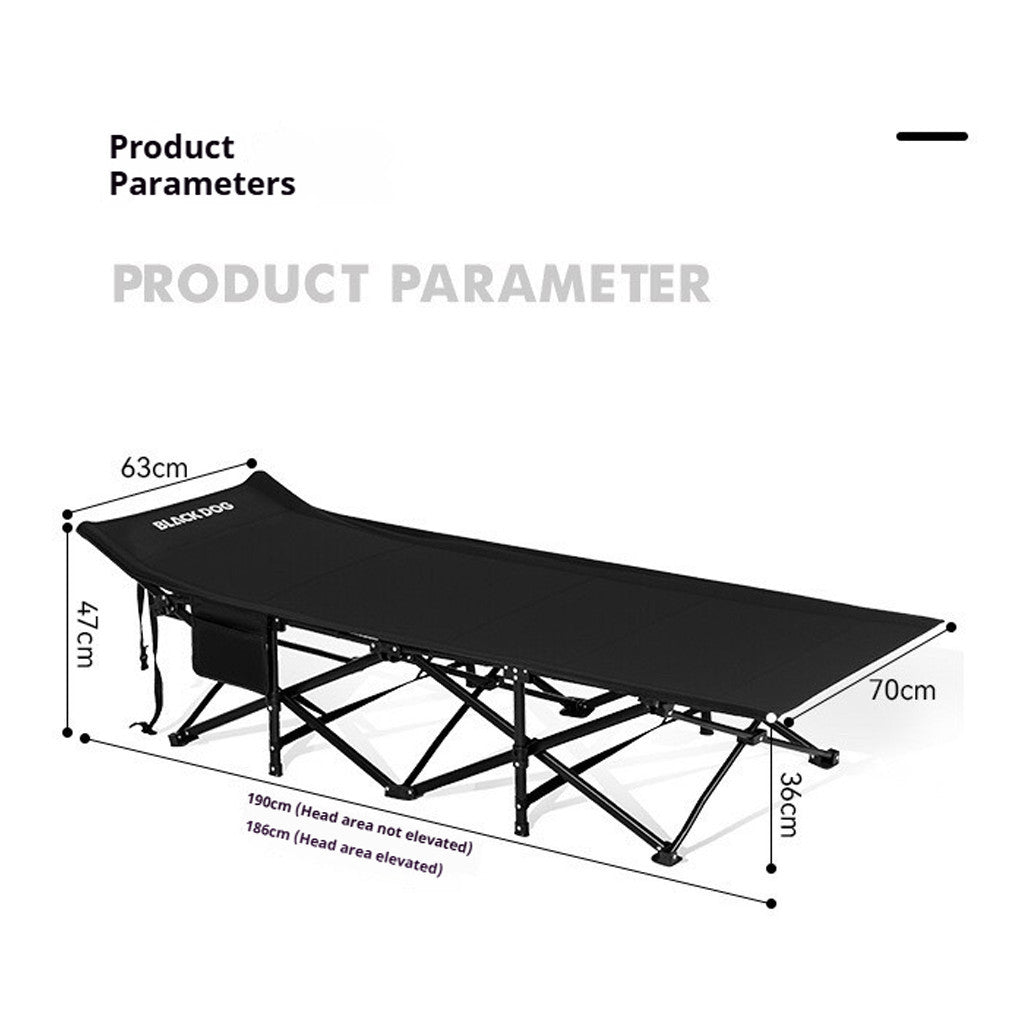 Blackdog Kasur Lipat Camping Portable CBD2550WS059 Camp Bed Foldable Army Cot Premium Campbed