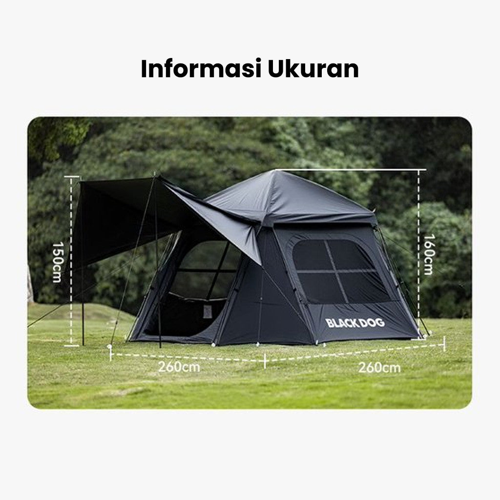 Blackdog Tenda Camping Otomatis CBD2550WS019 YingXing Octagonal Auto Tent