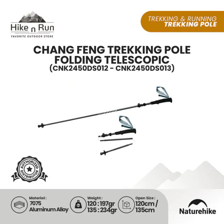 Naturehike Trekking Pole Chang Feng CNK2450DS012 Trekpole Carbon Aluminium Folding CNK2450DS013