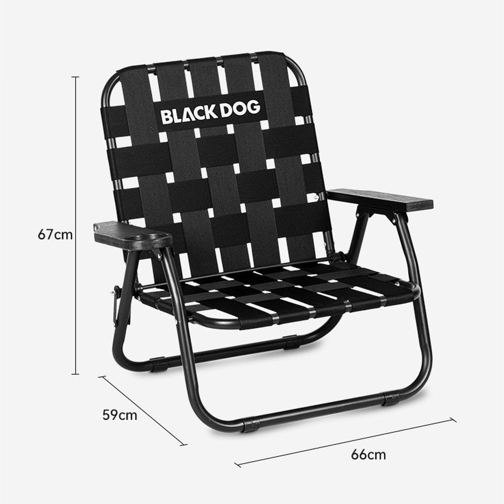 Kursi Lipat Portable Multifungsi Blackdog CBD2550JJ068 Ultralight Camping Chair Webbing Folding Chair Multifunction