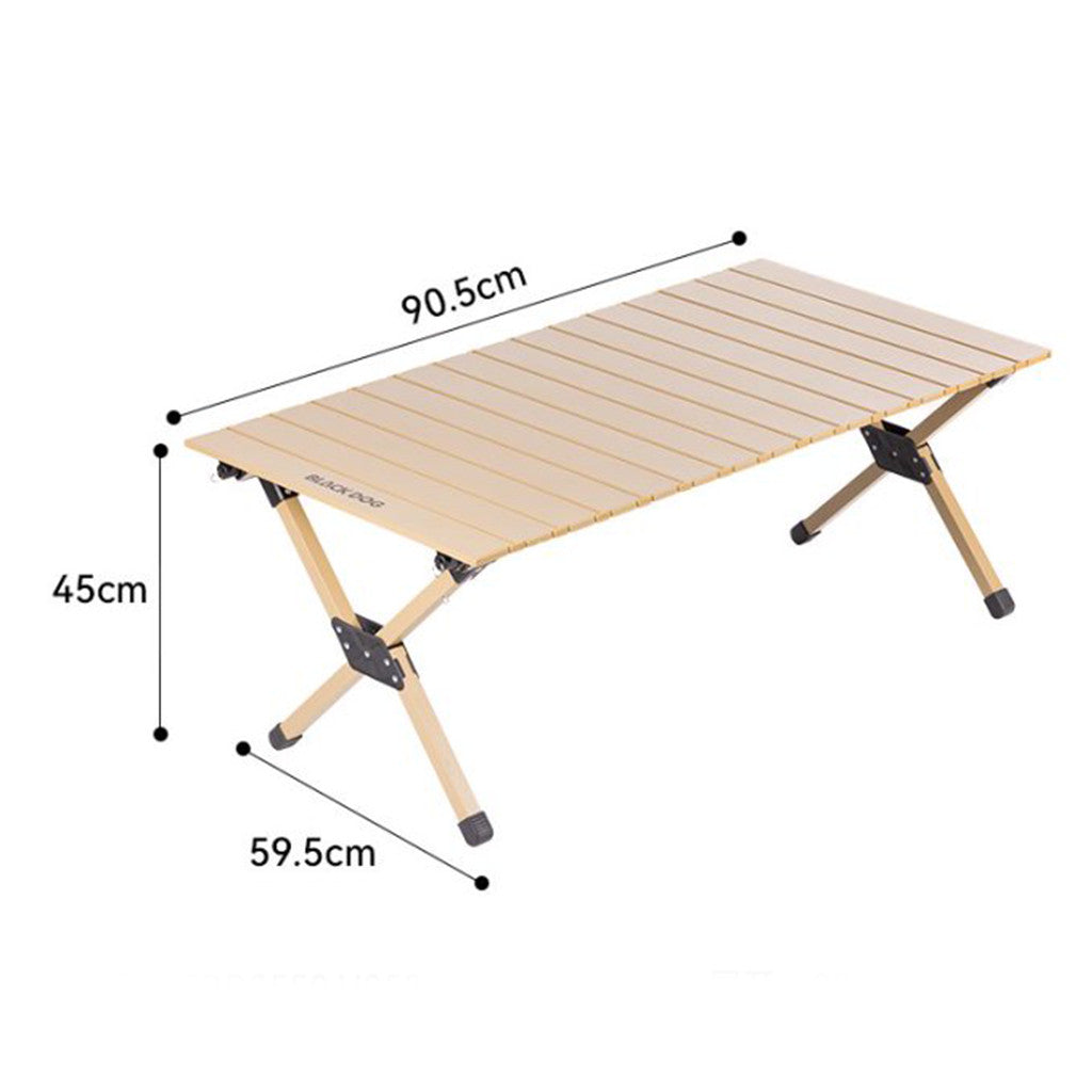 BLACKDOG Meja Lipat Camping CBD2550JJ052 Allumunium Roll Folding Table