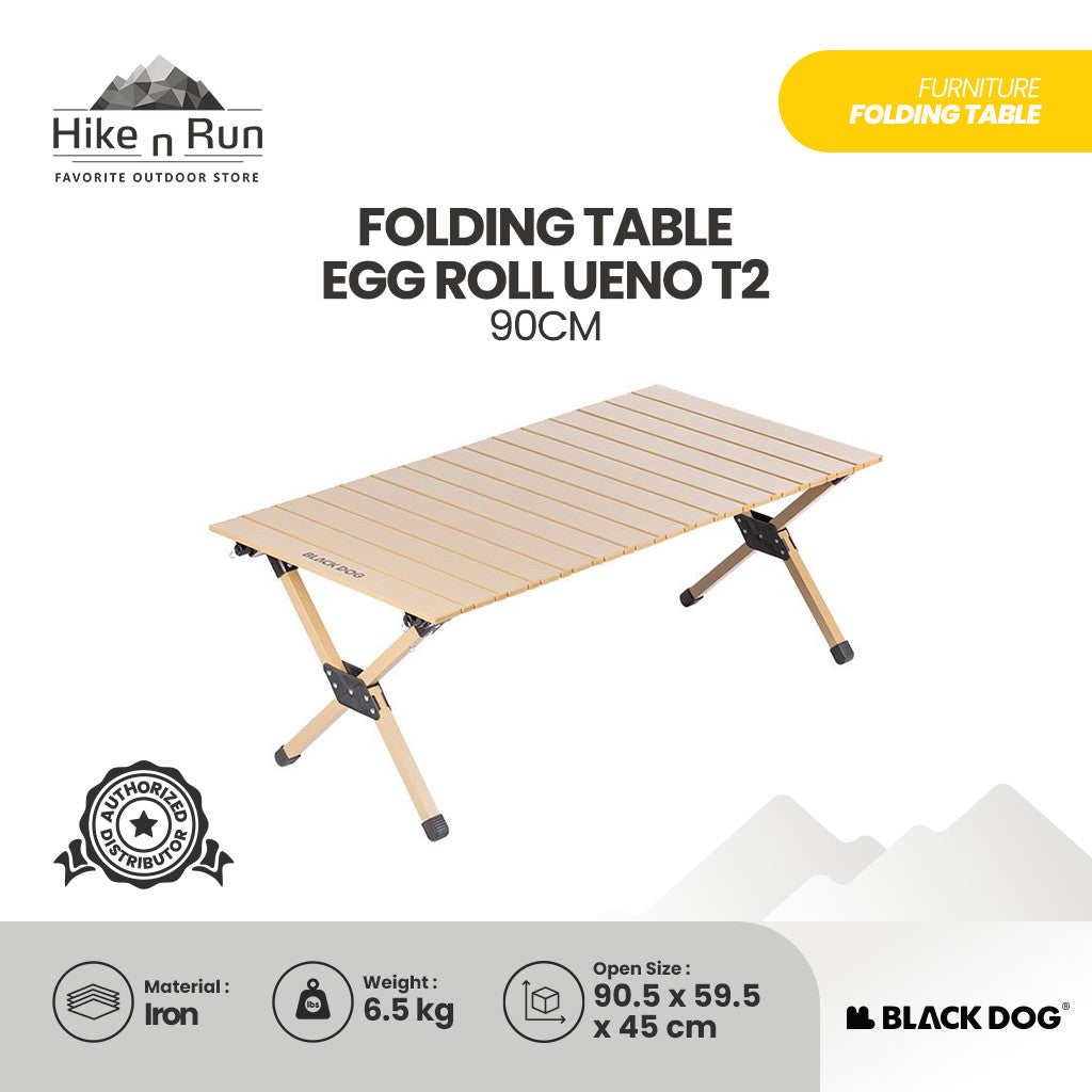 BLACKDOG Meja Lipat Camping CBD2550JJ052 Allumunium Roll Folding Table