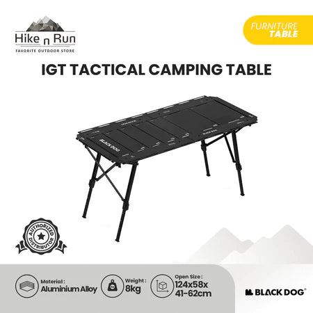Blackdog Meja Lipat Outdoor Portable CBD2650JJ010 Meja IGT Tactical Camping Table Multifunction CBD2550JJ011