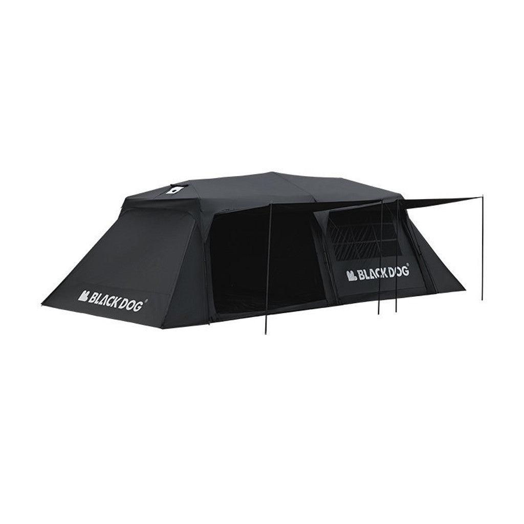 Blackdog Tenda Glamping SpaceX Starship CBD2450WS051 Camping Automatic Tent Black Vinyl Coating Tenda Keluarga Besar 8-10 Orang