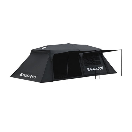 Blackdog Tenda Glamping SpaceX Starship CBD2450WS051 Camping Automatic Tent Black Vinyl Coating Tenda Keluarga Besar 8-10 Orang