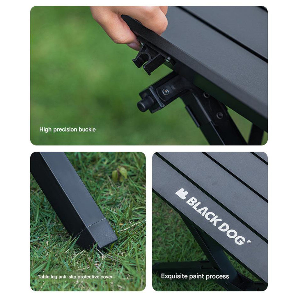 BLACKDOG Meja Lipat Camping CBD2550JJ052 Allumunium Roll Folding Table