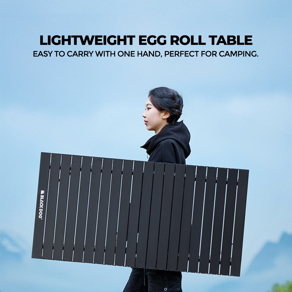 BLACKDOG Meja Lipat Camping CBD2550JJ052 Allumunium Roll Folding Table