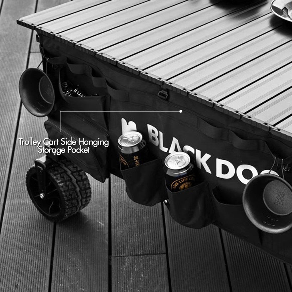 BLACKDOG Trolley Cart Side Hanging Storage Pocket BD-23TCP001 Tas Gantung Samping Trolley Organizer Camping