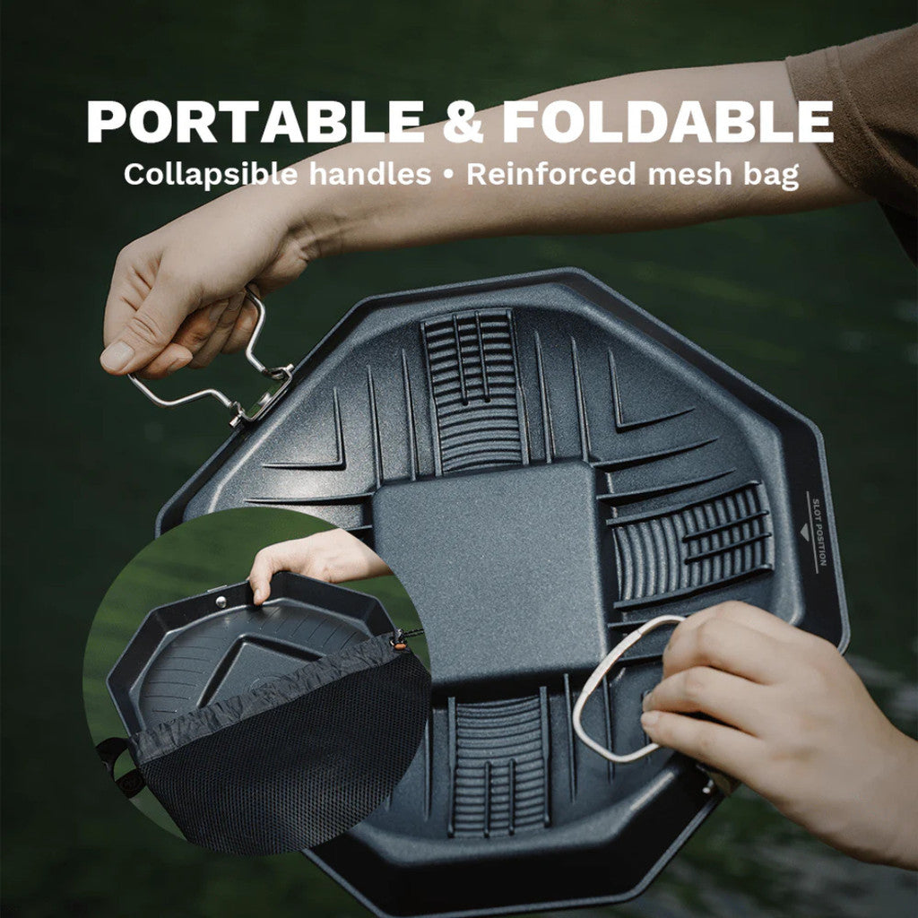 Firemaple Grill Pan Multifungsi Sizzle Pro Panci Panggang BBQ Anti Lengket