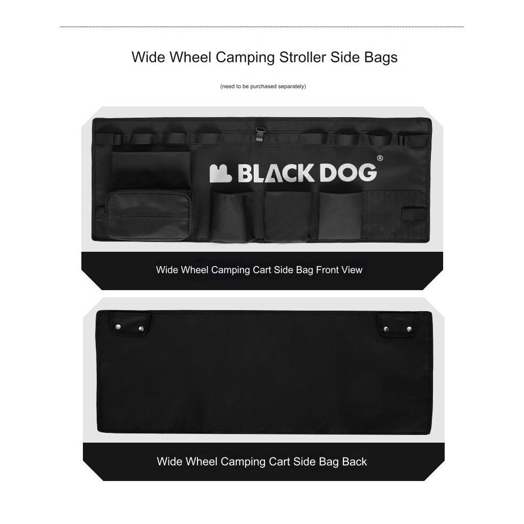 BLACKDOG Trolley Cart Side Hanging Storage Pocket BD-23TCP001 Tas Gantung Samping Trolley Organizer Camping