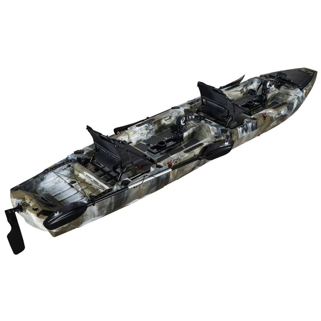 Kayak Pedal Modular Mantasport Bass Tandem 2 Orang