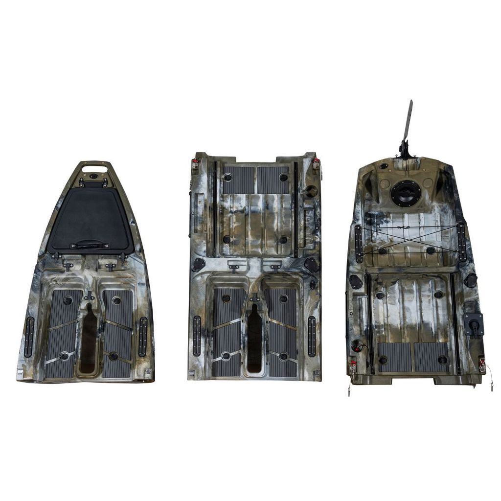 Kayak Pedal Modular Mantasport Bass Tandem 2 Orang