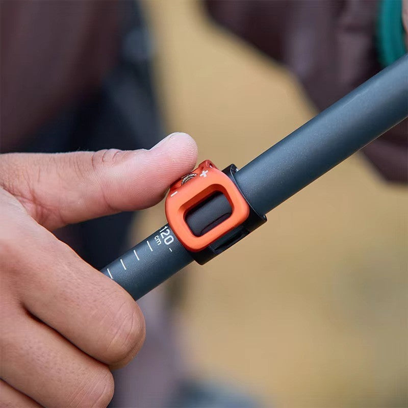 Naturehike Trekking Pole 3EXT 3-Section CNK2550DS015 Carbon Fiber Telescopic Lock Ultralight Ringan 1pcs