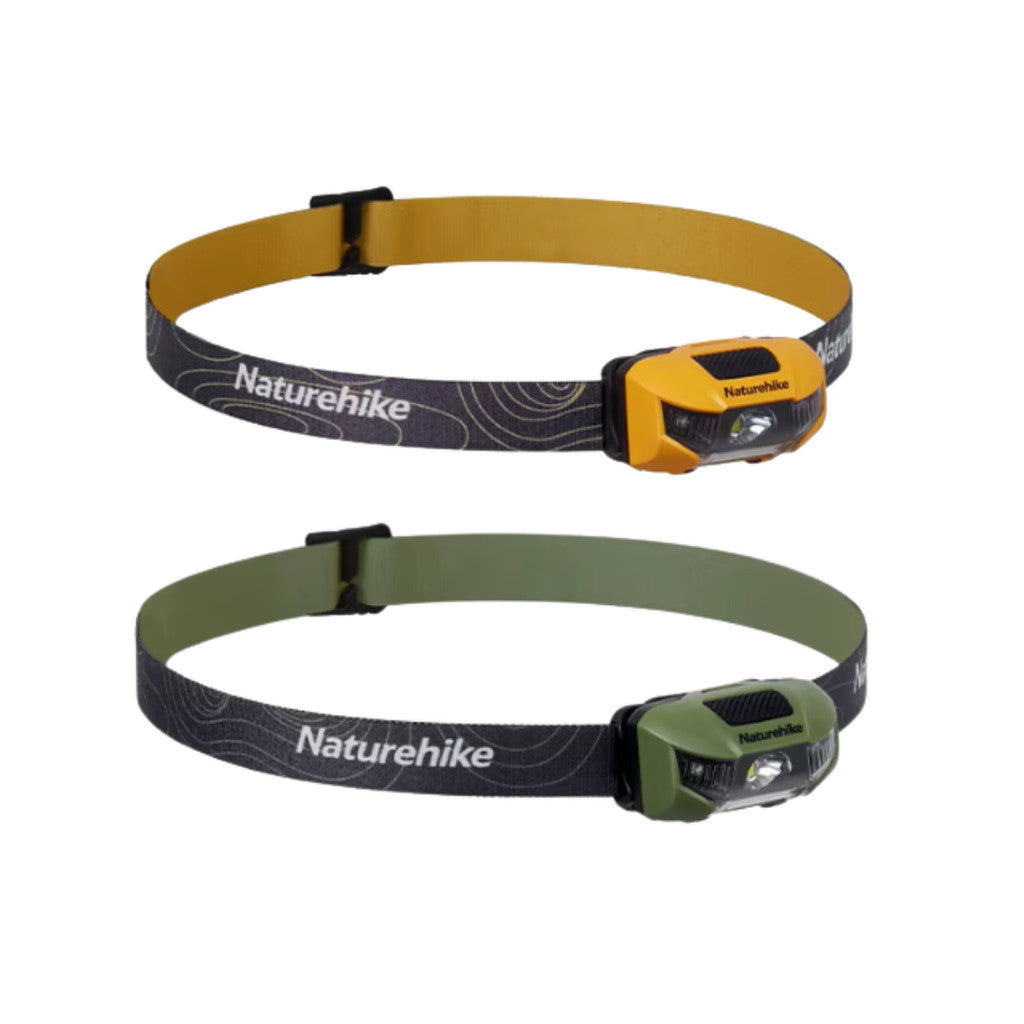 Naturehike Headlamp CNK2300DQ020 Head Lights Outdoor Hiking Battery Powered Waterproof Lampu Kepala