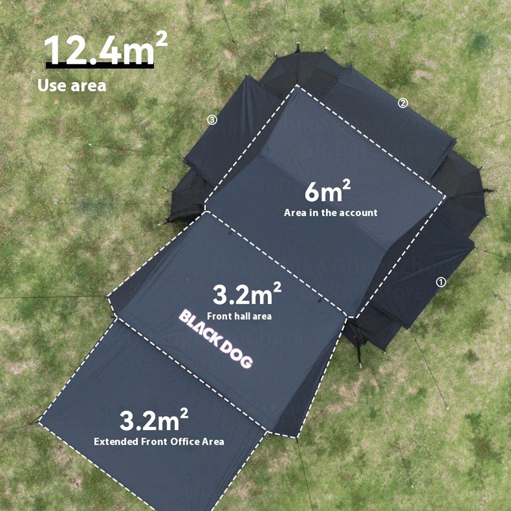 Tenda Camping Otomatis BLACKDOG Yunshe 13 CBD2550WS025 Cloud Home