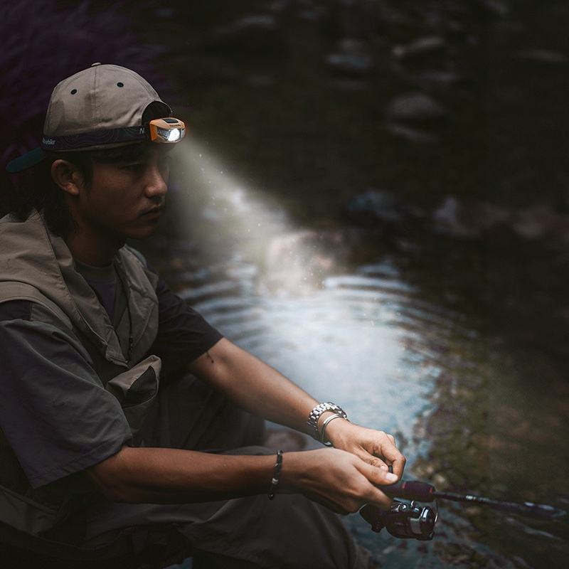 Naturehike Headlamp CNK2300DQ020 Head Lights Outdoor Hiking Battery Powered Waterproof Lampu Kepala