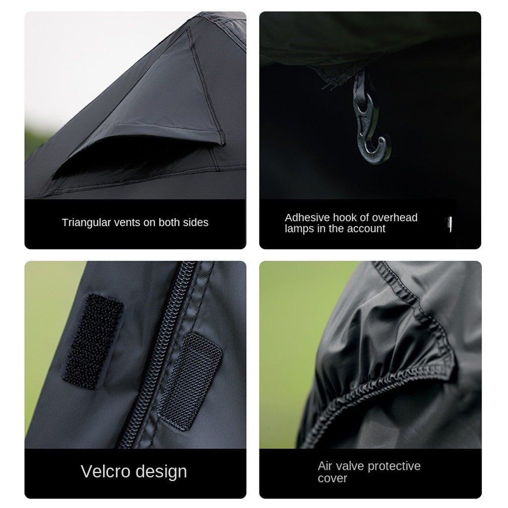 Blackdog Tenda Angin Khirishima CBD2550WS038 Inflatable Black Tent MISTY AIR 6.0