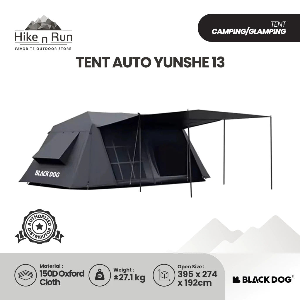 Tenda Camping Otomatis BLACKDOG Yunshe 13 CBD2550WS025 Cloud Home
