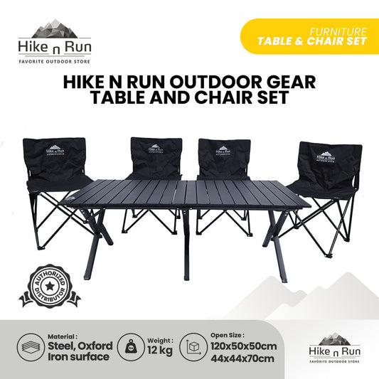 Hike n Run Meja Kursi Camping Set 5in1 HNR24FRN01
