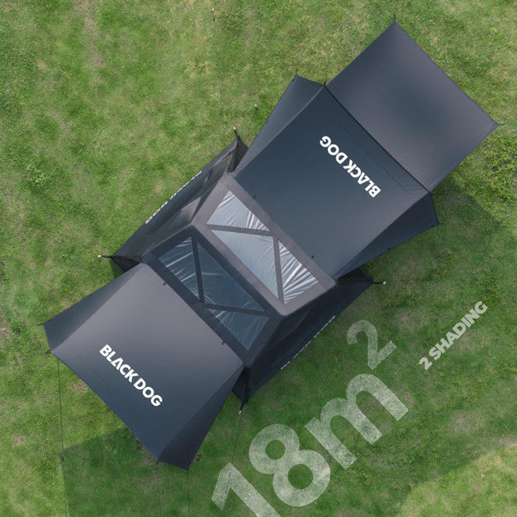 Blackdog Tenda Angin Khirishima CBD2550WS038 Inflatable Black Tent MISTY AIR 6.0