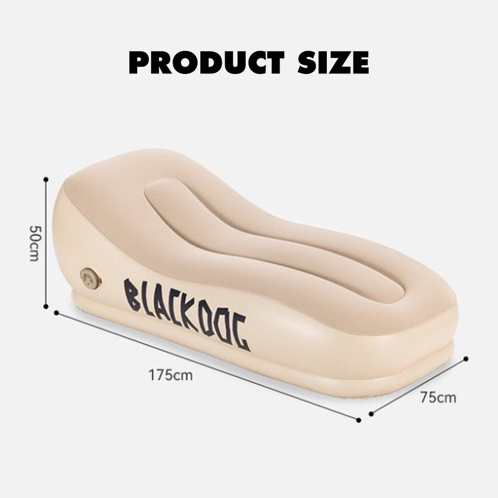 BLACKDOG Sofa Angin Camping Portable CBD2550WS046 Automatic Inflatable Sofa Built-in Electric Pump