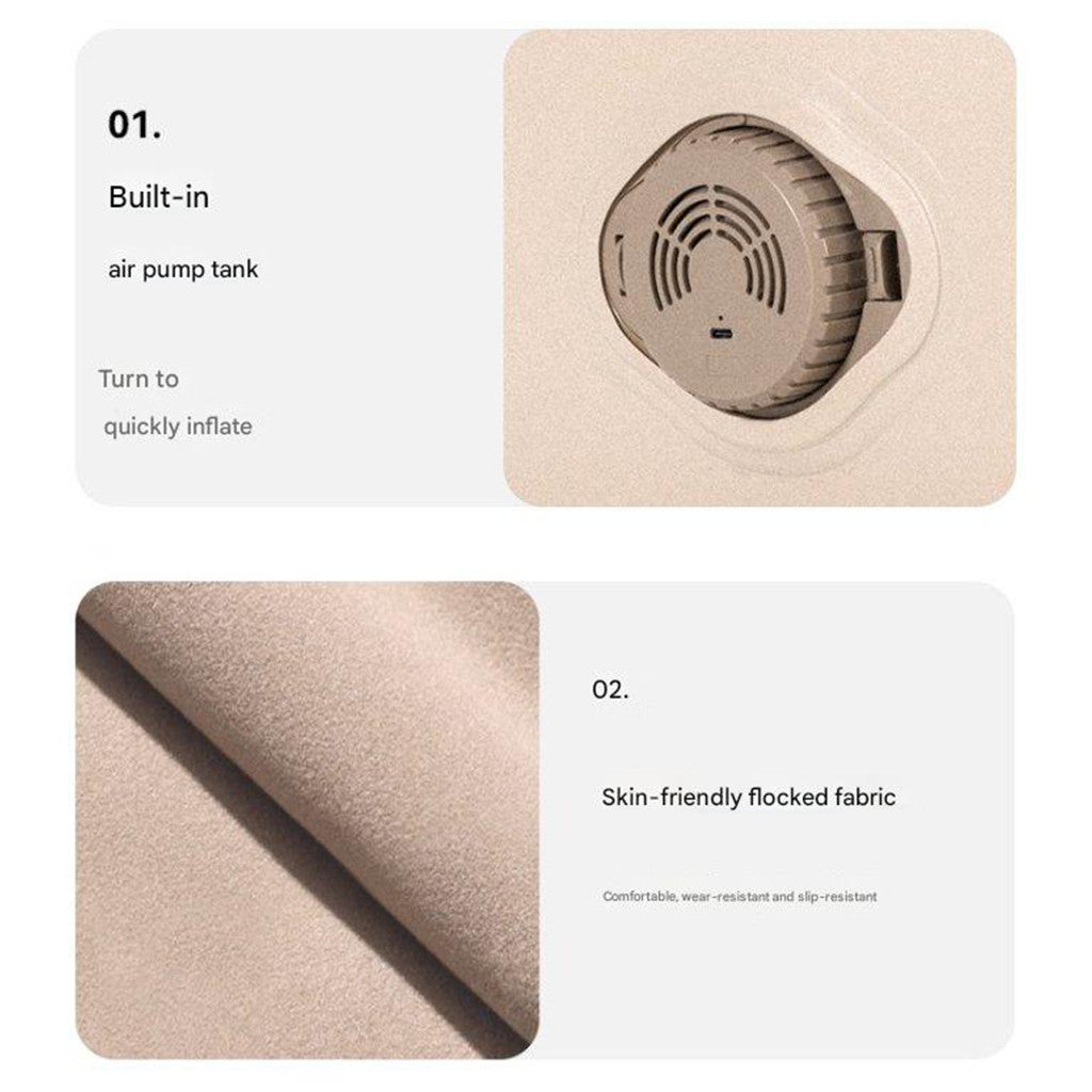 BLACKDOG Sofa Angin Camping Portable CBD2550WS046 Automatic Inflatable Sofa Built-in Electric Pump