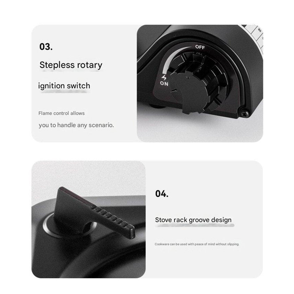 Blackdog Kompor Camping 3300W CBD2550CF015 Qingju Stove Gas Portable Burner