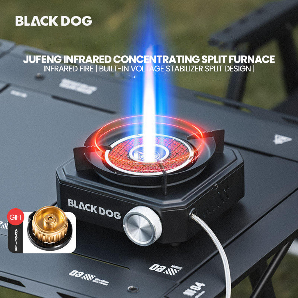 Blackdog Kompor Camping Maple Infrared 2100W CBD2550CF018 Jufeng Stove Gas Portable Infrared Burner