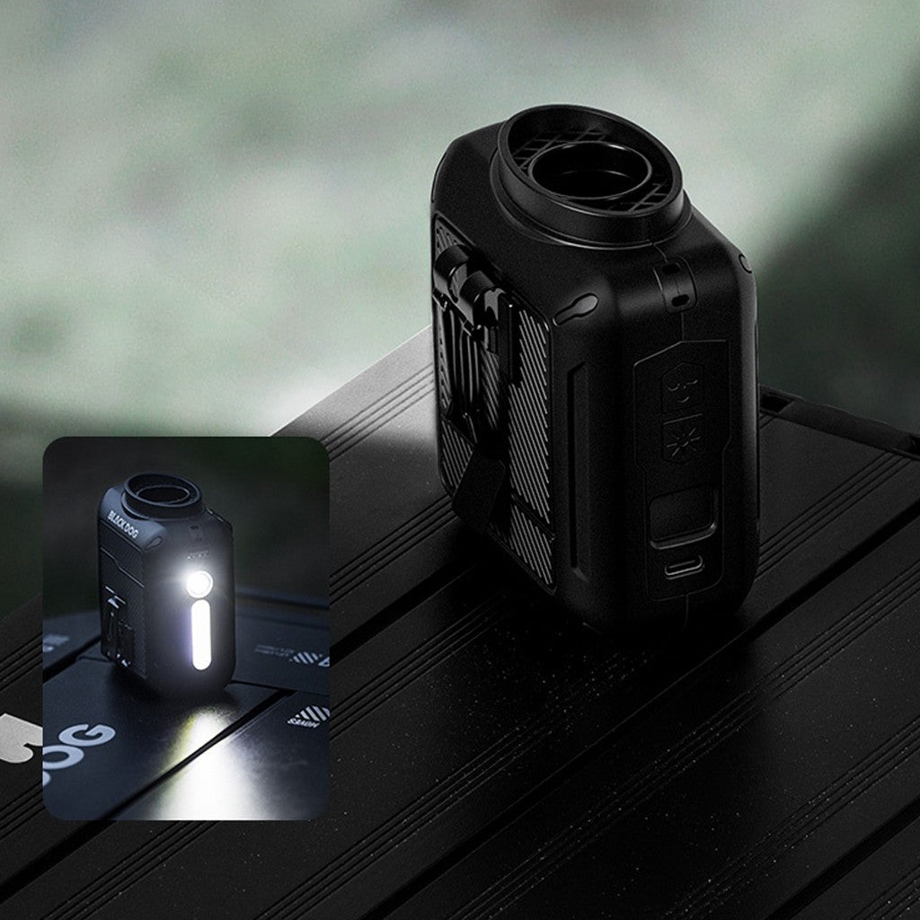 Blackdog Kipas Senter Genggam CBD2550ZM037 Waist and Neck Fan Portable Rechargeable