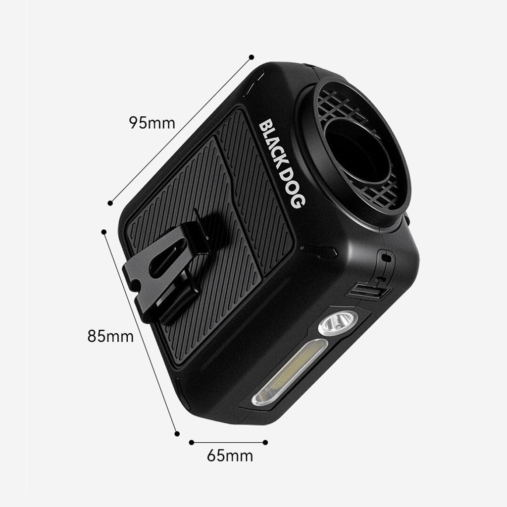 Blackdog Kipas Senter Genggam CBD2550ZM037 Waist and Neck Fan Portable Rechargeable