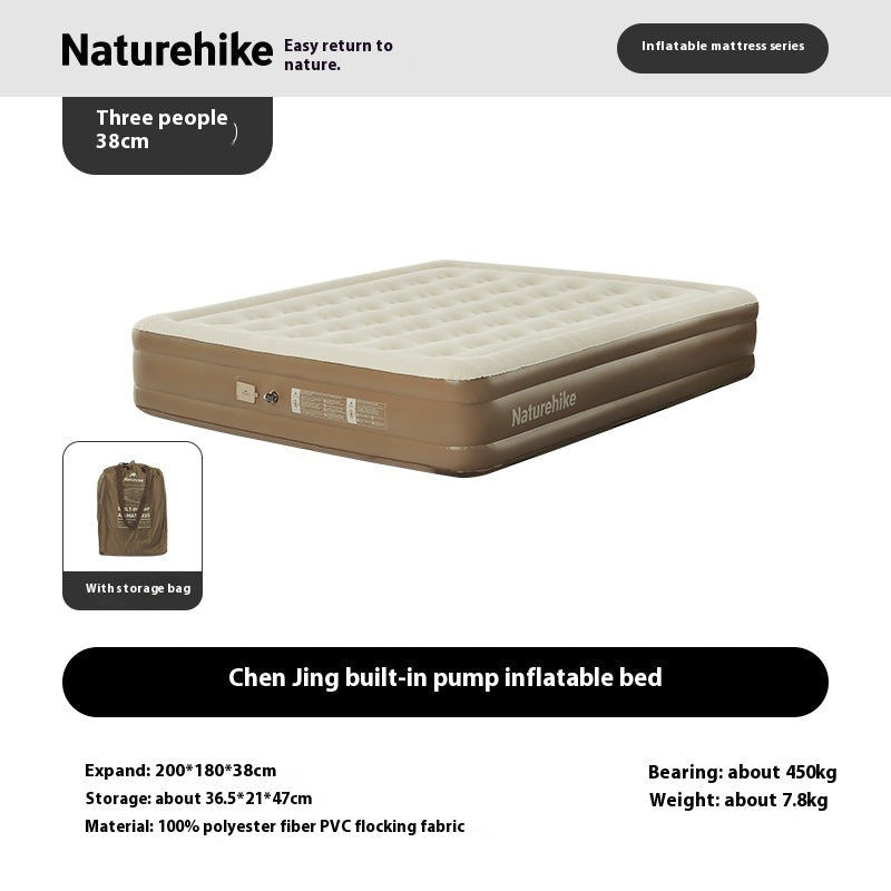 Naturehike Kasur Angin Camping Galmping Otomatis Built-in Pump Air Inflatable Mattress CNK2550WS013