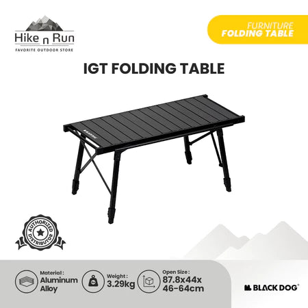 BlackDog Meja IGT Lipat CBD2450JJ034 Telescopic Folding Table