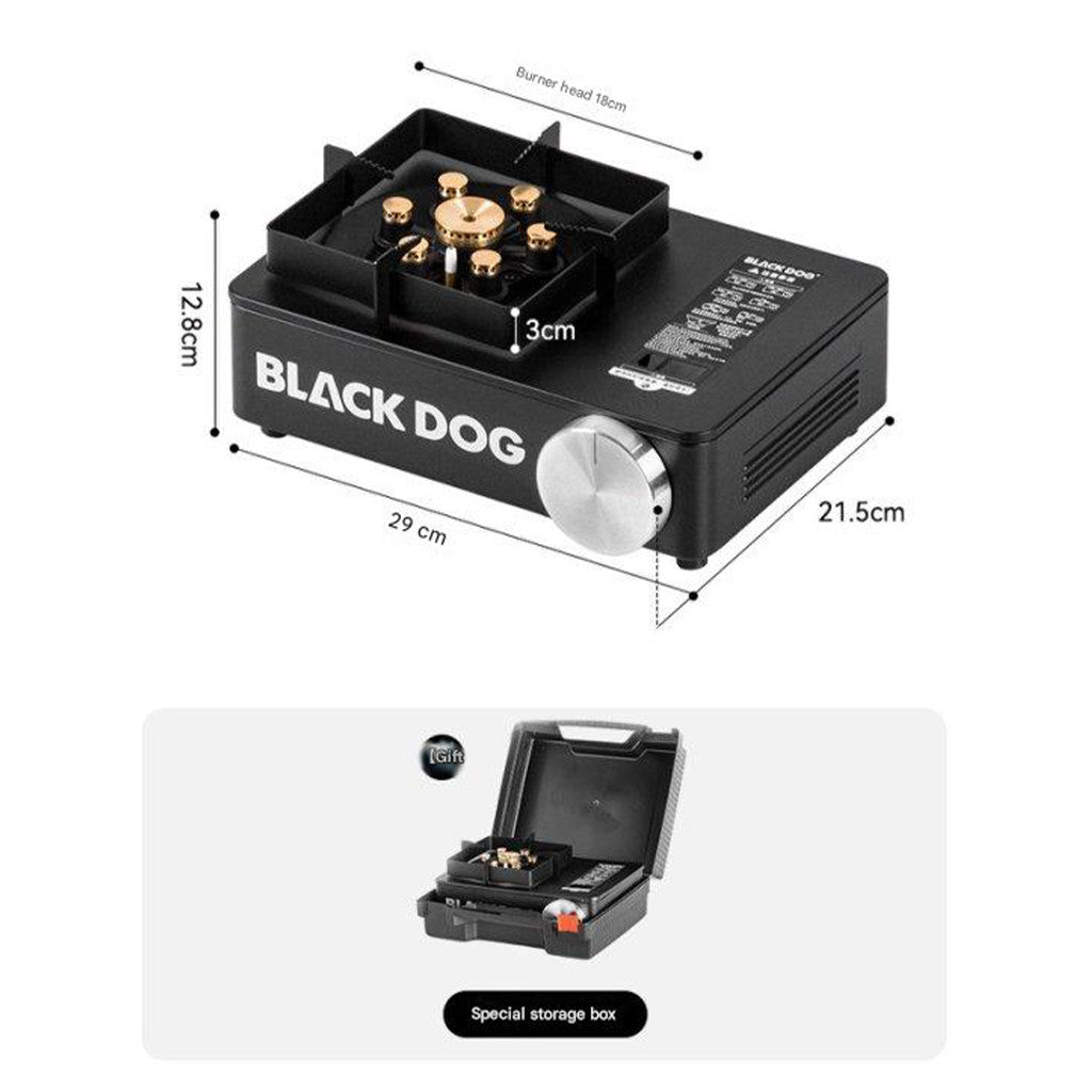 Blackdog Kompor Camping Qixing CBD2550CF014 Tuoyan Stove Gas Portable Seven Burner