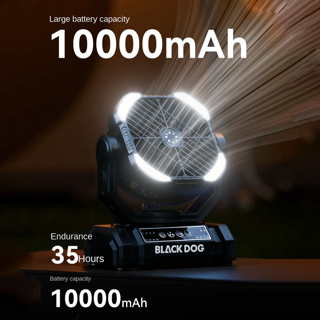 Blackdog Kipas Angin Camping Elektrik CBD2550ZM038 Strong Attack Table Fan Portable