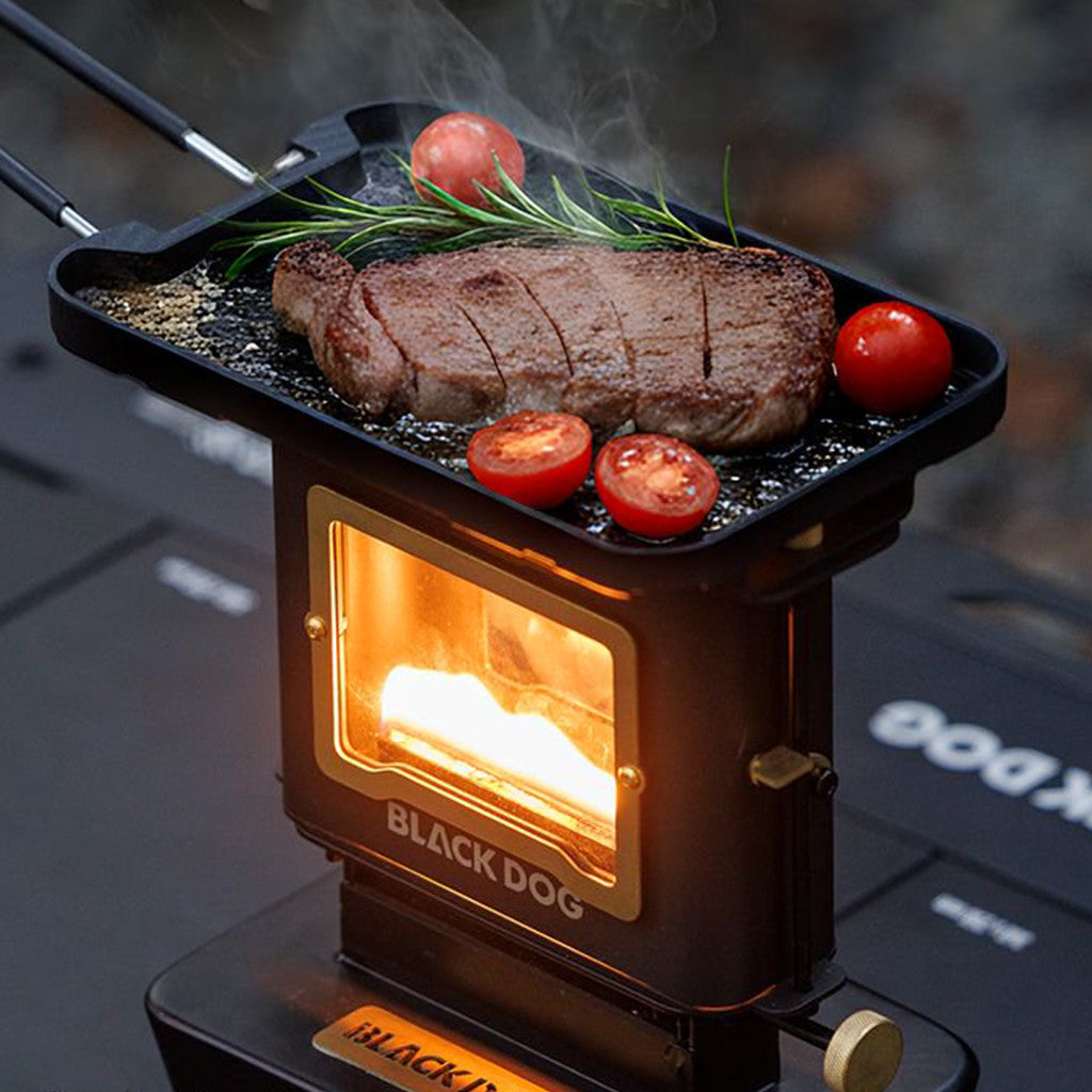 BLACKDOG Grill Pan Plate Aluminium Alloy CBD2550PJ064 Retro Fire Grill Baking Pan