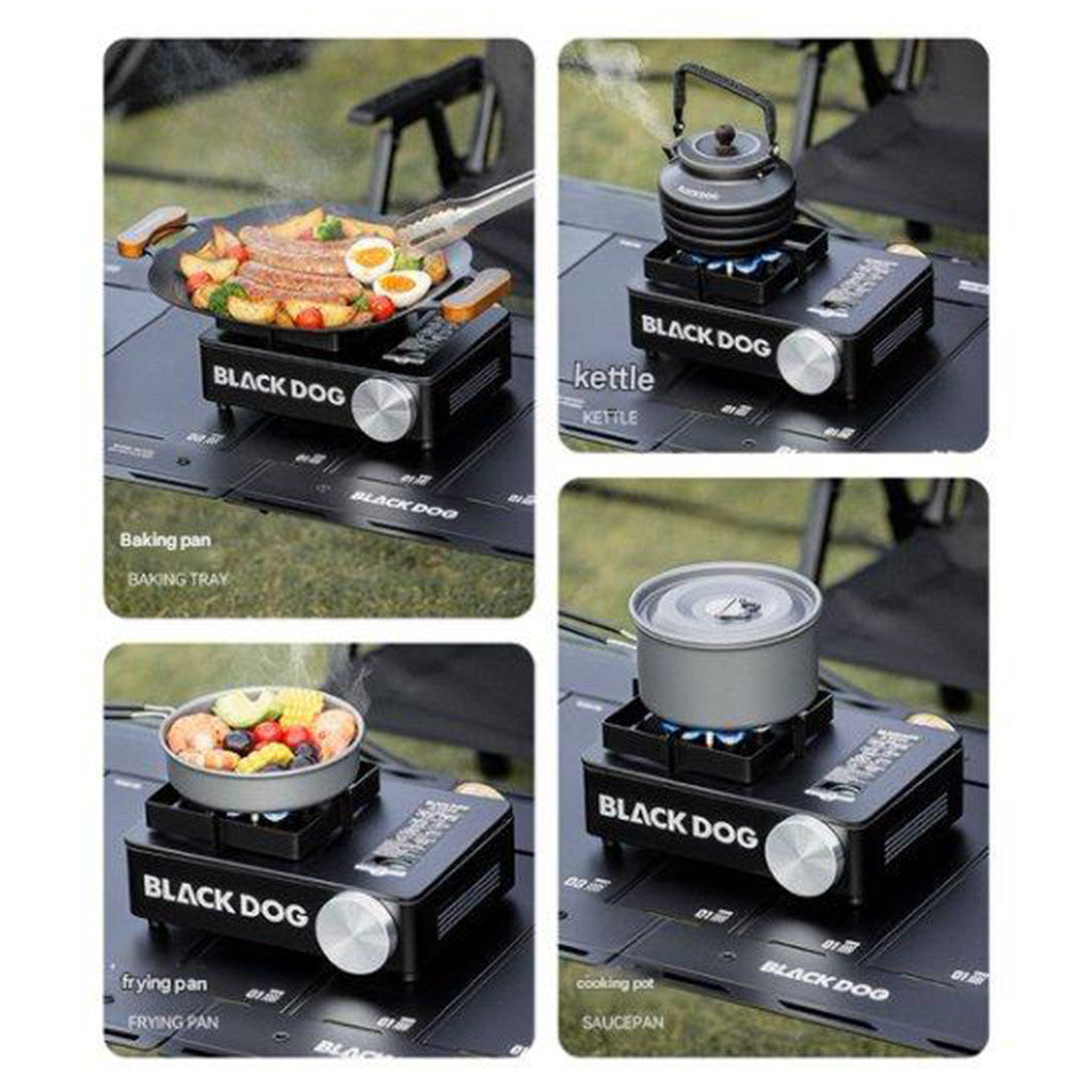 Blackdog Kompor Camping Qixing CBD2550CF014 Tuoyan Stove Gas Portable Seven Burner