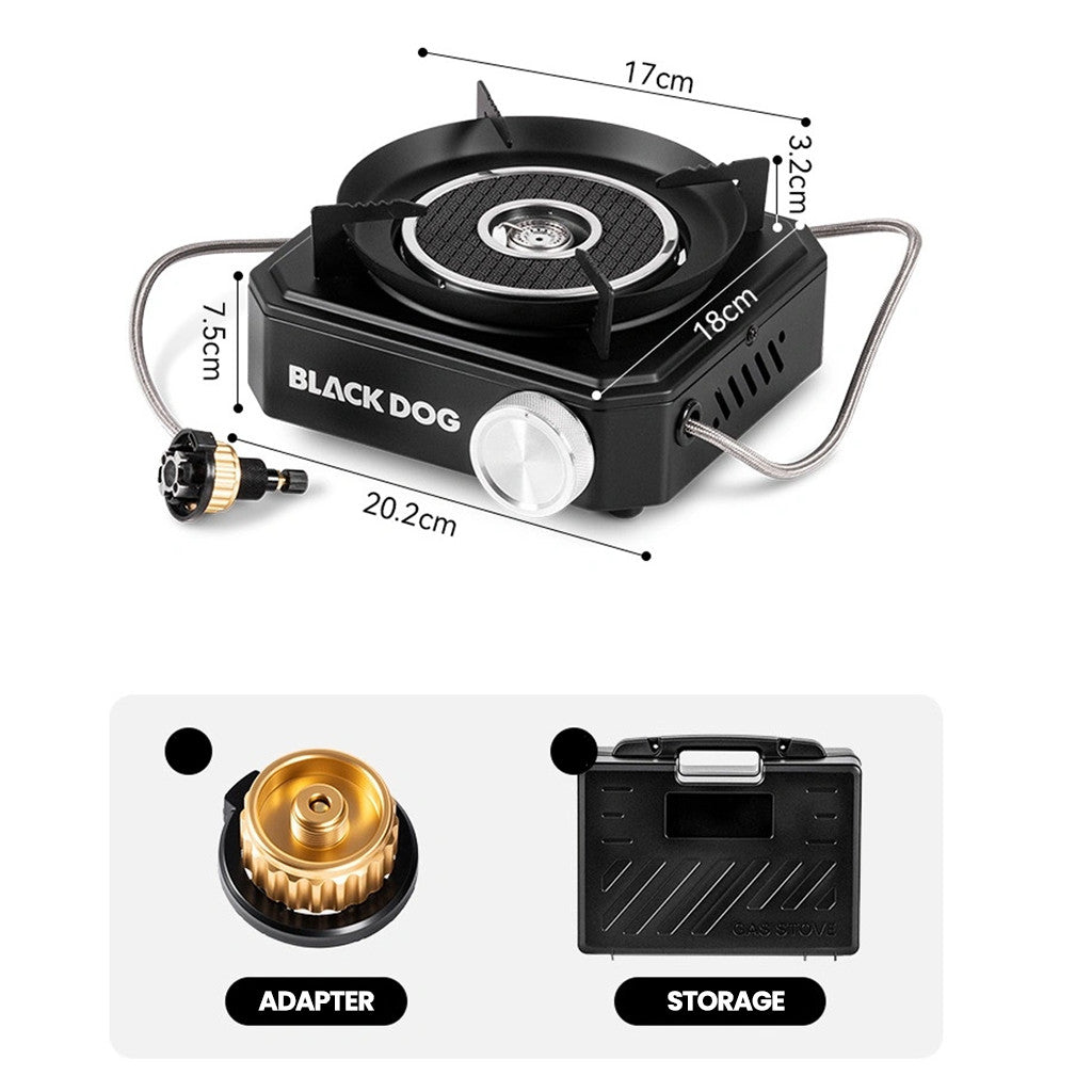 Blackdog Kompor Camping Maple Infrared 2100W CBD2550CF018 Jufeng Stove Gas Portable Infrared Burner