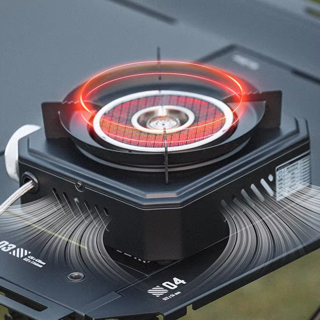 Blackdog Kompor Camping Maple Infrared 2100W CBD2550CF018 Jufeng Stove Gas Portable Infrared Burner