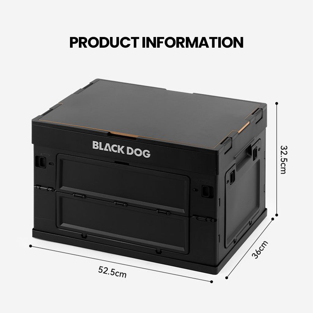 Blackdog Kotak Penyimpanan Lipat Multifungsi CBD2550XB013 Portable Storage Box Organizer