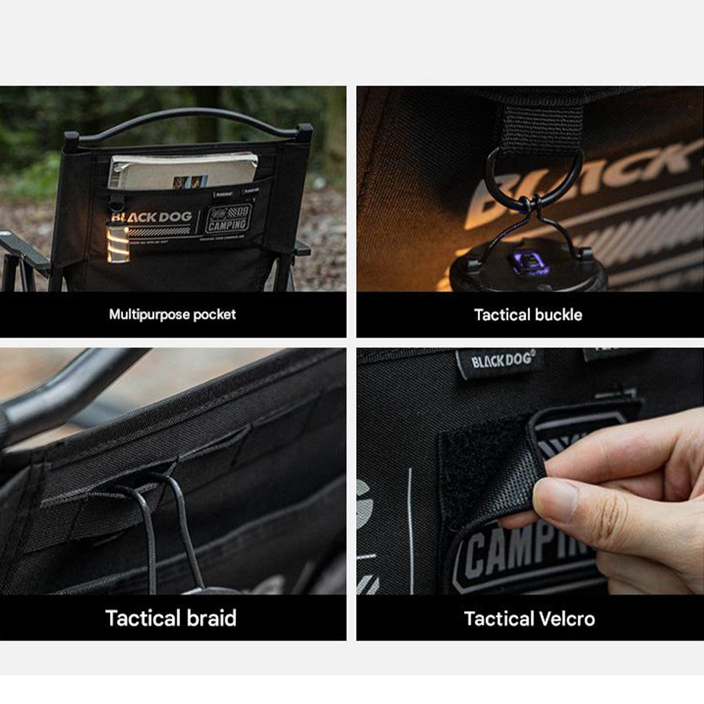 BLACKDOG Kursi Lipat Camping CBD2550JJ050 Tactical Folding Chair